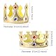 MIVAIUN 2 Stück Königskrone,Krone König,King Crown King Hat,Geburtstag Krone Hut Kinder Erwachsene,Party Zubehor,Geburtstag Königskrone Hüte für Geburtstagsfeier Kostümzubehör Mottoparty (Gold)