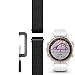 C2D JOY Sport Loop Works with Garmin Fenix 5S (Plus) Replacement Bands GPS Smartwatch Woven Nylon Watch Bands No Buckle Needed - Black, Medium Fits 5.2-8.2in. Wrists