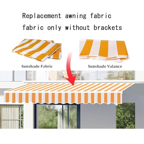 Toile de remplacement pour auvent de terrasse 4,88x3,05m en polyester - 6