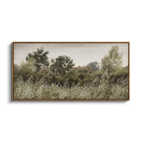 InSimSea Extra Large Framed Vintage Wall Art, Living Room Country