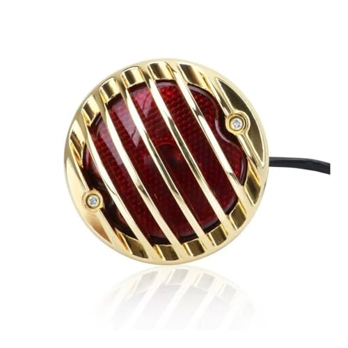 Feu stop arrière à LED puissant et rond 12V pour moto Custom