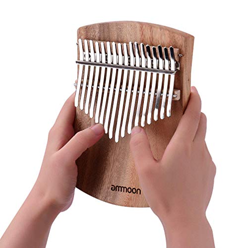 ammoon カリンバ 17 keys Kalimba 親指ピアノ 17キー 音指ピアノ カリンバパーツ 専用バッグ付き ギフト子供とピアノ初心者に 適用