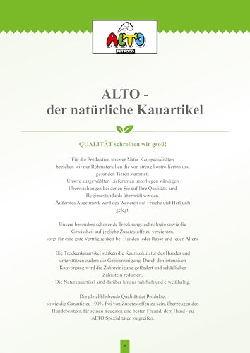 Alto - 10 XL ganze Schweine-Ohren für Hunde | getrocknete Schweineohren ohne fettige Muschel | auch für Welpen - 100% Natürlich | hergestellt in Österreich