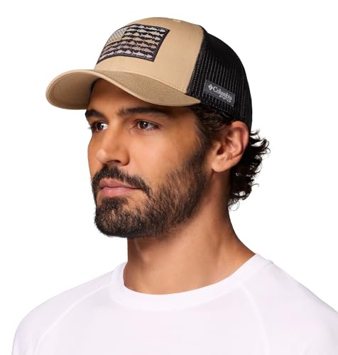 Image of Columbia PFG Fish Flag Mesh Snapback