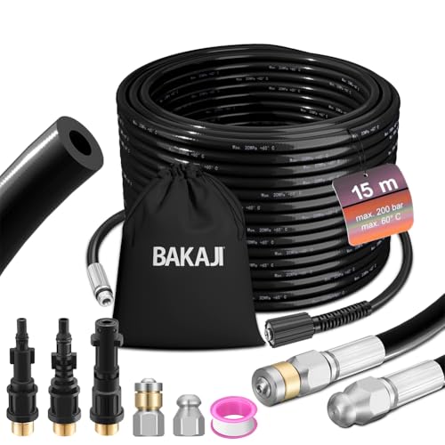 BAKAJI Sonda Sturatubi 200 Bar 15m per Kärcher k2-k7