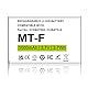 FLSTOR Akku für AVM Fritz!Fon MT-F C5/ C4 /M2, 1000mAh Li-Ion Wiederaufladbare Batterie kompatibel mit Original AVM Fritz!Fon 312BAT006/312BAT016 - (2 Stück)