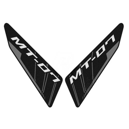 Autocollant réservoir MT07 2015 pad latéral pour sorties moto