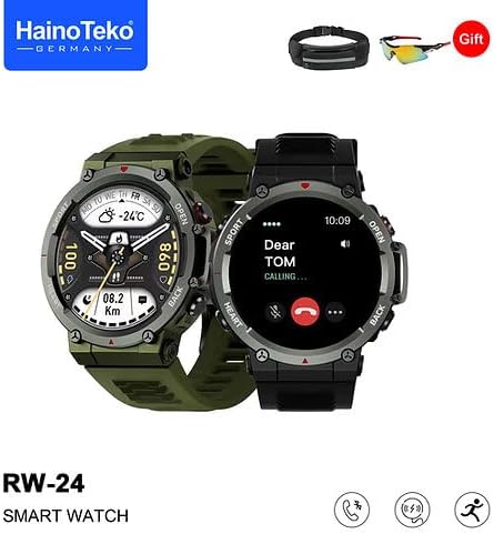 Haino Teko RW-24 Smart Watch displaying a call notification