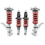 FAPO Adjustable Height Coilover Suspension Strut Lowering Kit, Mono-Tube Compatible with Honda Civic 2001-2005 EM ES with Honda Civic SI 2002-2005 EP3 with Acura Integra 2002-2006 Shock