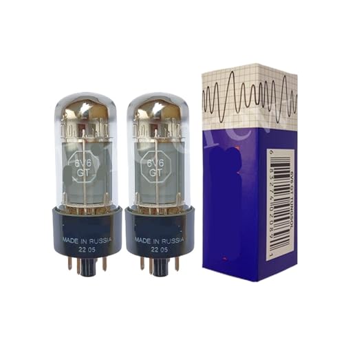 Tubo vacío 6V6 6V6GT 6P6P 6N6C CV511 kit de par emparejado compatible con amplificador de audio HiFi