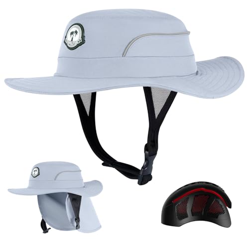 Chapeau de surf avec coque rigide anti-choc pour kayak et sports nautiques