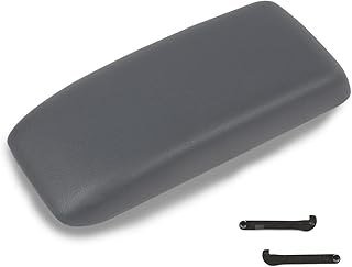 PIT66 Center Console Armrest Lid, Compatible with 1995-2000 Toyota Tacoma/1996-1998 Toyota 4Runner Gray