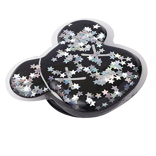 Image of Cute Anime Mobile Holder Grip Stand for Phones Selfie Holder for Smartphones, Designed for Kids and Teens. [ Gel Inside ]-(Model - Black Bear)