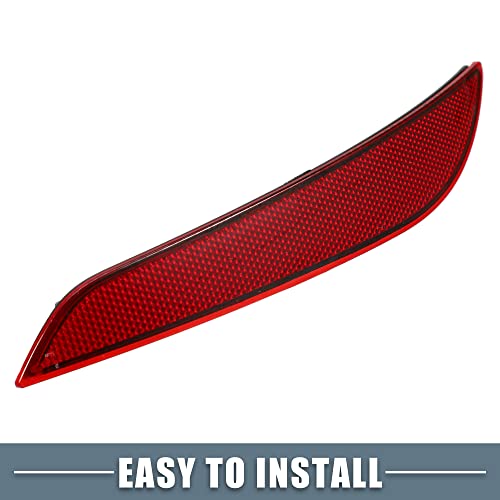 Image of Rear Bumper Reflector Light 84037296 84037297 for Chevrolet Cruze 2016-2019 Left Right Side Red 1 Pair