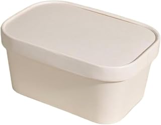 使い捨て弁当箱 50 個入り 厚手エコ牛皮紙 長方形 角フタ付き 耐熱防漏 電子レンジ OK 冷蔵庫対応 外賣・業務用・商業用・家庭用 紙お椀 包装容器 (ホワイト x 50個,750ml+紙製フタ) [並行輸入品]