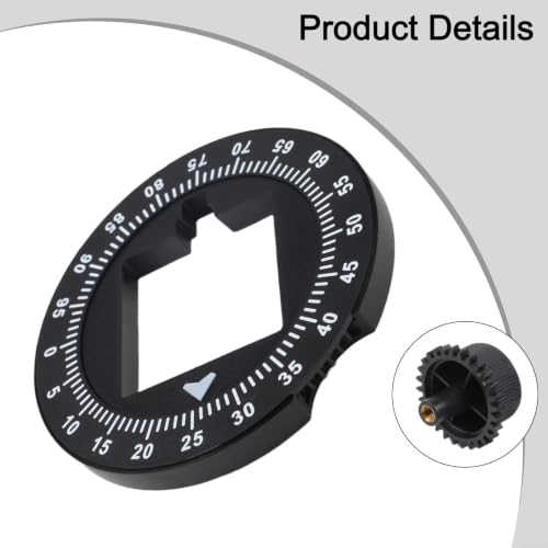Escala precisa de 1 a 100 en panel de ajuste compatible para molinillo 5