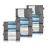 JNYONG 8-Pack 90L Extra Large Capacity...