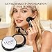 Luvie Glow Foundation, Ideal for Light/Medium Complexions-Hush Makeup Foundation, Mushroom Head Air Cushion CC Cream - BB Cream Foundation for Older Women (Natural color)