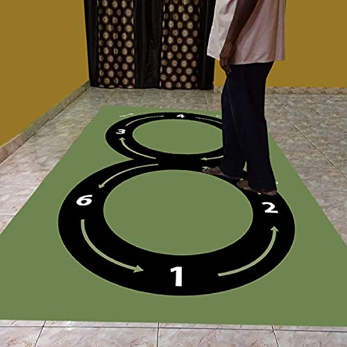Signoogle® 8 Shaped Walking Exercise Mat Natural Eco- Friendly Home Gym Fitness Men Women Friendly And Safety Walking Mat 8 Shape Weight Loss Indoor And Outdoor -Multicolor -(48 X 96 Inches)!. #TOP3