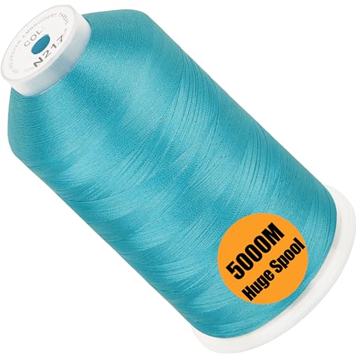 New brothread Huge Spool Embroidery Machine Thread -Sky Fits Janome Color