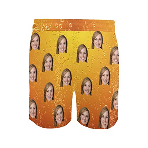 Custom Faces Print Men's Swim Shorts Photo Trunks Design Beach Shorts2