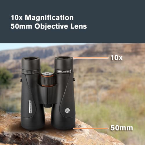 Binoculares Celestron TrailSeeker ED 10x50 mm impermeables miniatura 3