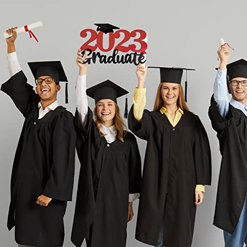 2023 Graduation Decorations Wood Sign 2023 Graduate Photo Booth Props Class Of 2023 Wooden Signs For Senior Graduation Party, 15.75X9.84 Inches #TOP5