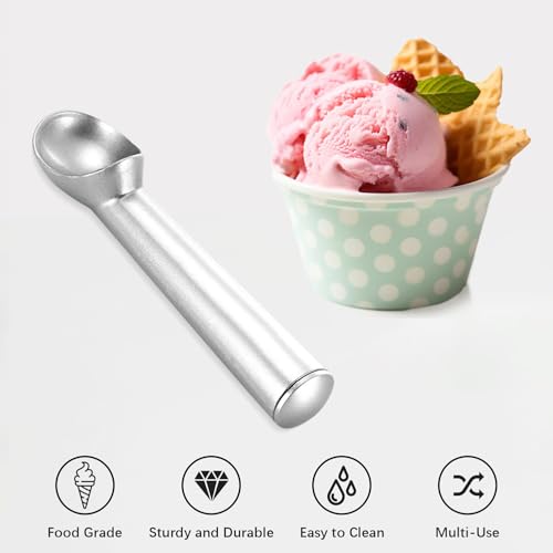 Aluminum Ice Cream Scoop – Non-Stick Coating for Easy Release & Cleanup – Durable, Lightweight, Perfect for Frozen Desserts - Image 6