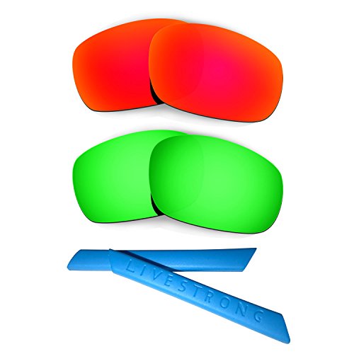 Lentilles de rechange Oakley Jawbone et kit caoutchouc pour rénover vos lunettes
