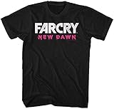 Morbido e confortevole. Far Cry - Maglietta New Dawn White Logo - American Classics - Adulto Nero XXL