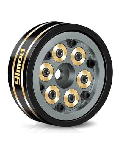Jantes Beadlock 1.0 aluminium pour crawler SCX24 en roche