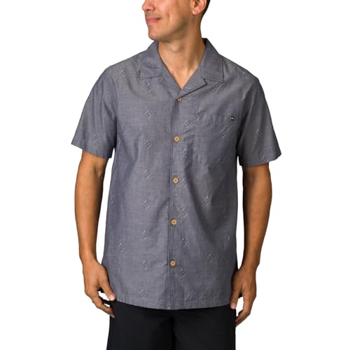 REEF Men's Harold Short Sleeve Button Up Camp Shirt - image 1