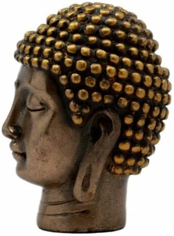 Ebros Gift Small Talisman Feng Shui Zen Buddha Gautama Head Figurine 2" Tall Eastern Enlightenment Wisdom & Knowledge Symbol