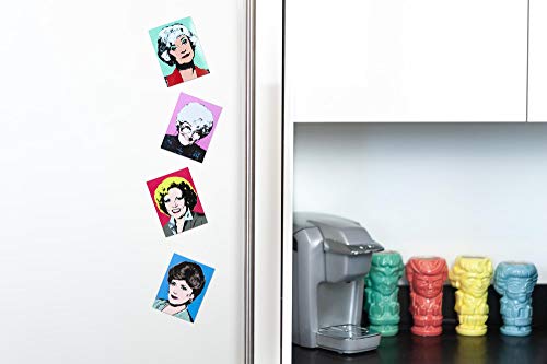 Set de 4 Imanes Decorativos Golden Girls estilo Warhol miniatura 5