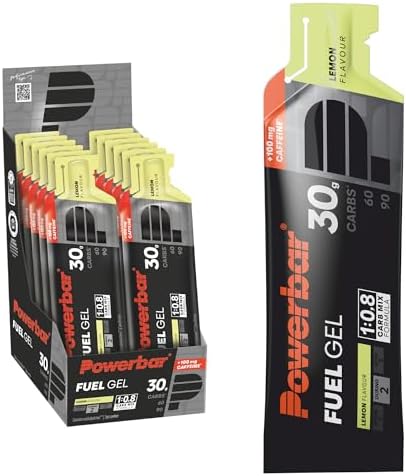 Powerbar - Black Line - Fuel 30 Gel - Lemon - 12x50ml - 100mg Caffeine - Kohlenhydratgel