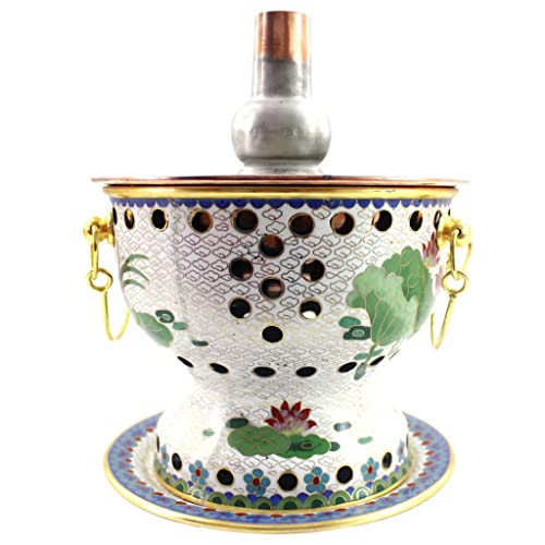 Olla para Fondue de Cobre 18 cm Color Blanco miniatura 2