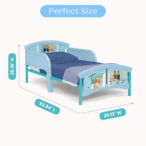Image of Delta Children Plastic Toddler Bed, Bluey