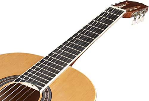 Stretton Classical Guitar Full Size 4/4 (39' inch) Spanish Style Classical Acoustic Guitar Package Nylon Strings. Ideal Beginner Acoustic Guitar Pack - Natural - Image 6