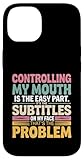 Funny Subtitles On My Face Humor Gifts & Apparel