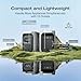 EF ECOFLOW Portable Power Station DELTA 3 1500, 1536Wh LiFePO4 Battery Power Station, 6X1800W (X-Boost 2200W) AC Outputs, Ultra-Quiet Solar Generator, Fast Charging for Home Backup Use, Camping & RVs