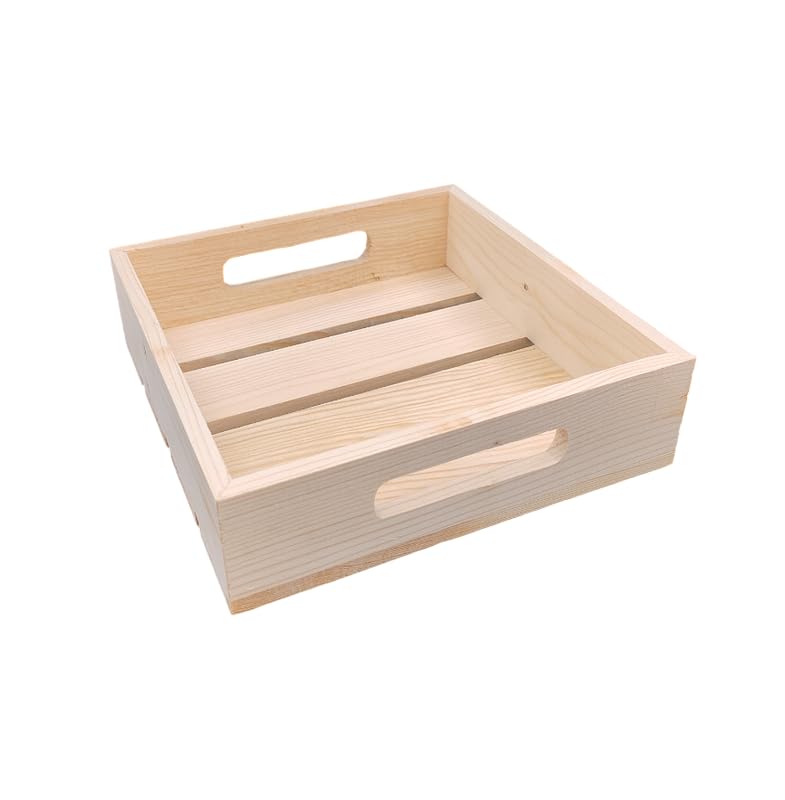 Kizzi Gift Hamper Pinewood Square Basket Tray 8X8X2.5 Diwali Gifting Decoration Tray, Beige (B09G1HC5MF) Amazon Price History, Amazon Price Tracker