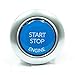 Price comparison product image Start Stop Engine Button (1 Piece) Repair Switch Protection Cap Replacement Button Sticker Button Cover Ignition Key Cover Ignition Blue