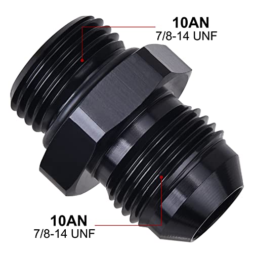 Image of EVIL ENERGY 10AN Flare to AN10 ORB Male O-Ring Fitting Adapter 4PCS