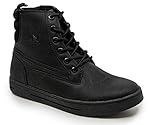 Nautica Men's Garren Lace Up Winter Snow Formal Dress Fashion Boots-Black-7