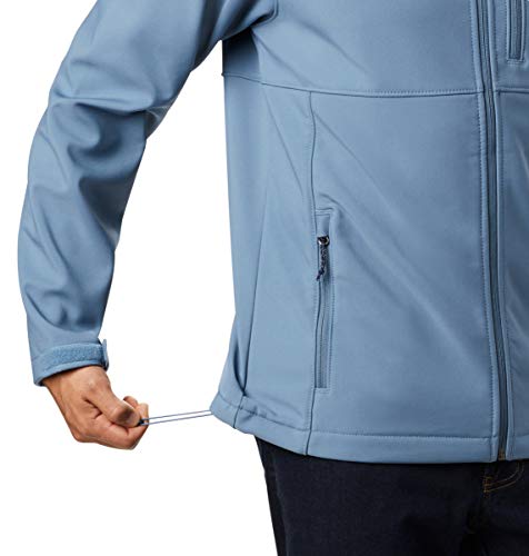 Image of Columbia Men Polyester Short Length Omni-Shield Ascender Softshell Hiking and Trekking Jacket