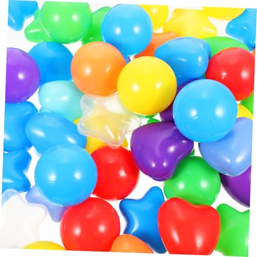 BESPORTBLE 150 Piezas Bolas de Pequeñas para Bolas de y Corazón Parque Infantil Juguetes de Entretenimiento para Fiestas
