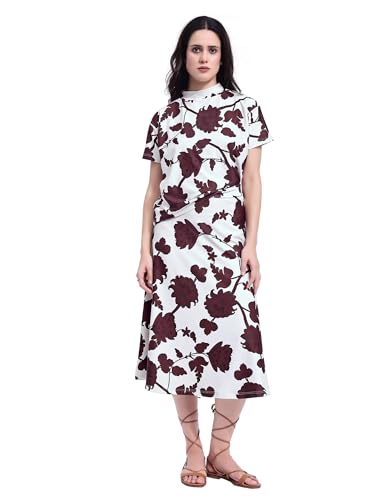 Image of PURVAJA Women's Regular Midi Printed Co-Ords