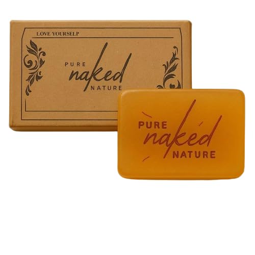 PURE NAKED NATURE - Premium Saffron Soap 120g Handmade Bathing Soap Herbal Soap for Removing Dirt & Impurities For Men & Women Keeps Skin Cool & Refreshed Soaps for Bath Soaps for Bath Pack Of 10-image-38