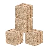 Mini balles de foin pour la décoration - ces mini balles de foin sont fabriquées avec une attention incroyable aux détails, ce qui leur donne l'apparence de balles de foin, idéales pour ajouter une touche d'authenticité à votre décoration intérieure, mini balles de foin