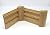 1" x 3" x 6" Poplar (Paint Grade) Inside Radius Corner Base Block, Trim Molding (5)